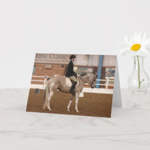 Carte Cheval Pinto Dressage