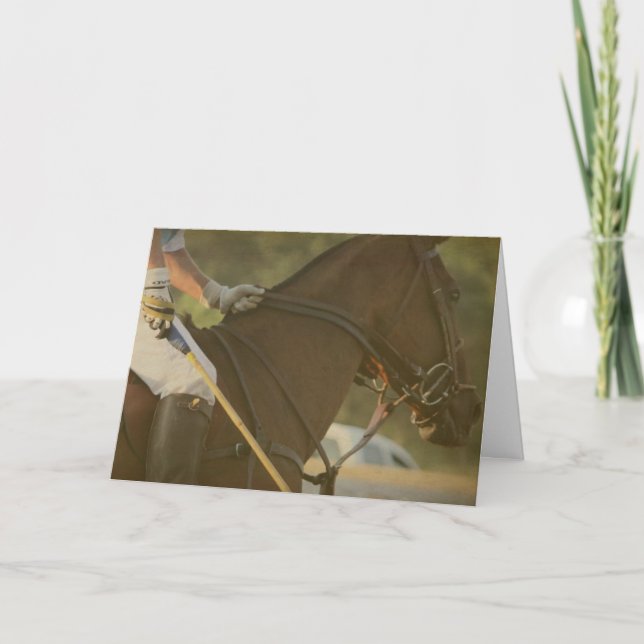 Carte Cheval Polo (Devant)