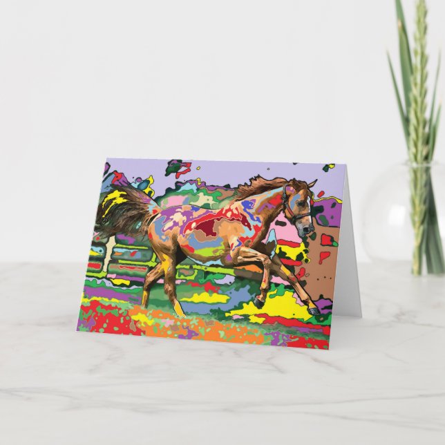 Carte cheval Portrait 3 (Devant)