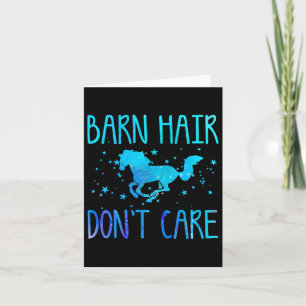 Carte Cheval Rider Cadeau Grange Cheveux Pas De Soin Fun