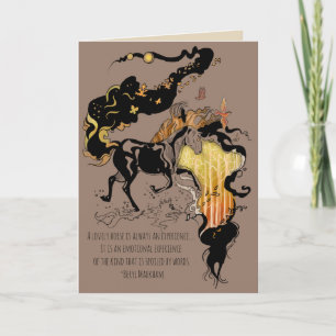 Carte Cheval Silhouette stylisé avec devis