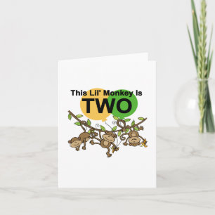 Carte Chevaliers et Dons de 2e anniversaire Swing Monkey