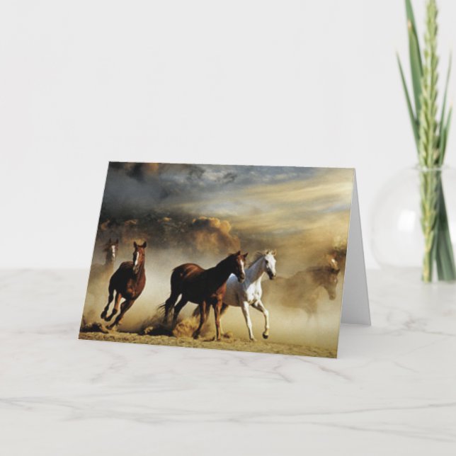 Carte Chevaux courants (Devant)