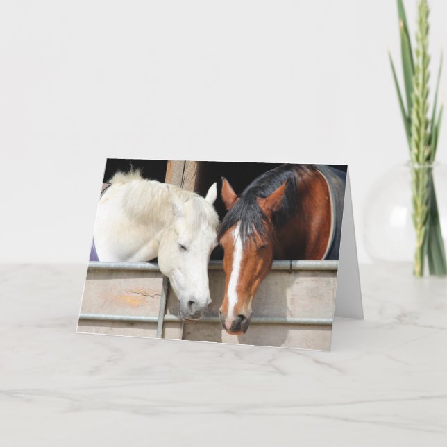 Carte Chevaux d'amour (Devant)