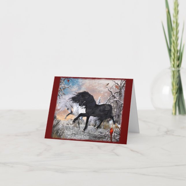 Carte Chevaux de Noël 2022 ver2 (Devant)