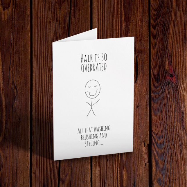 Carte Cheveux après Chemo Funny Card (Créateur téléchargé)