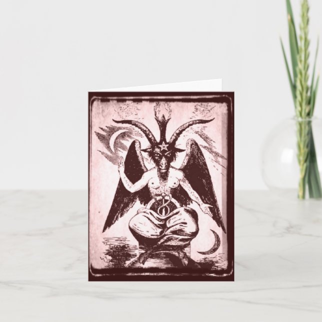 Carte Chèvre De Mendes (Style Ancien) (Devant)