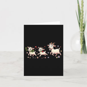 Carte Chèvre maman drôle maman filles fête des mères