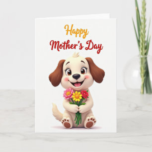 Carte Chevron Amour de Chiots