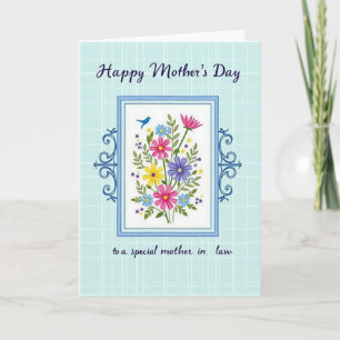 Carte Chevron Azure Affection
