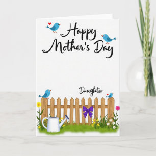 Carte Chevron Azure Bird Day