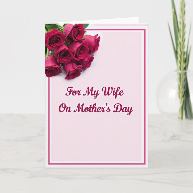 Carte Chevron Fleurs d'Affection (Devant)