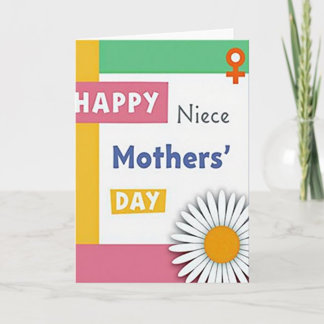 Carte Chevron Happy Young Relative (Devant)