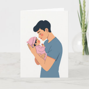 Carte Chevron Loving Gaze Bébé
