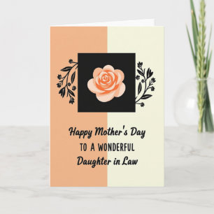 Carte Chevron Peach Blossom
