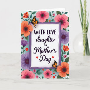 Carte Chevron Printemps Affection