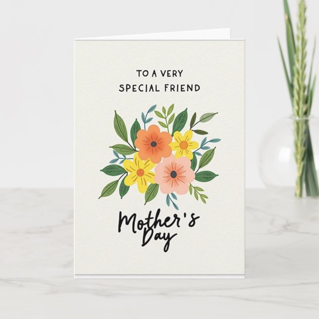Carte Chevron Special Bouquet (Devant)