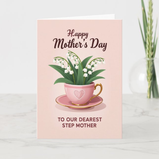 Carte Chevron Teacup Delight (Devant)