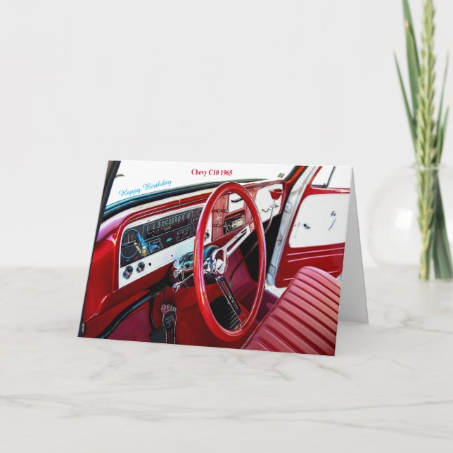 Carte Chevy C10 1965 (Devant)