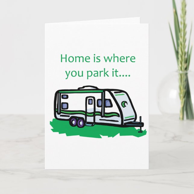 Carte Chez vous, c'est là que vous le garez. (Devant)
