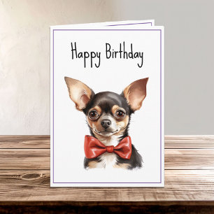 Carte Chi Chihuahua Chien Chiot Anniversaire