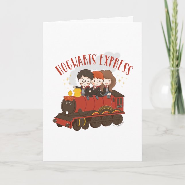 Carte Chibi HOGWARTS EXPRESS™ Ride (Devant)