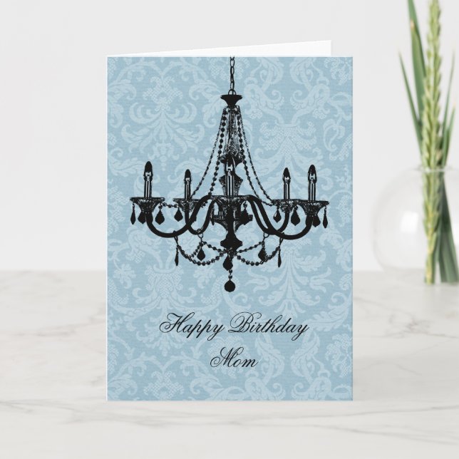 Carte Chic Anniversaire Lustre (Devant)
