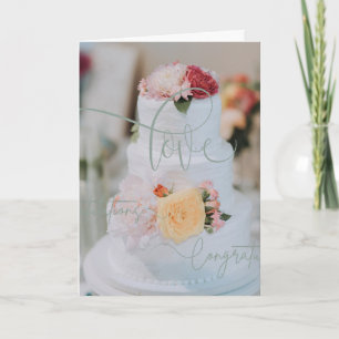Carte Chic Mariage Lifestyle Folded Greeting Card
