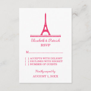 Carte Chic Parisienne, Rose