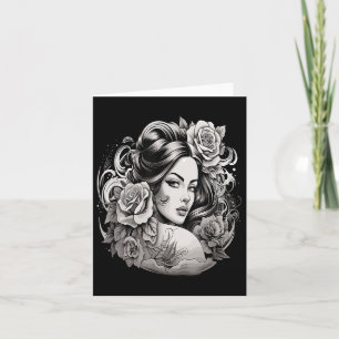 Carte Chicano Chicana La Raza Barrio Tatouage Art Décès 