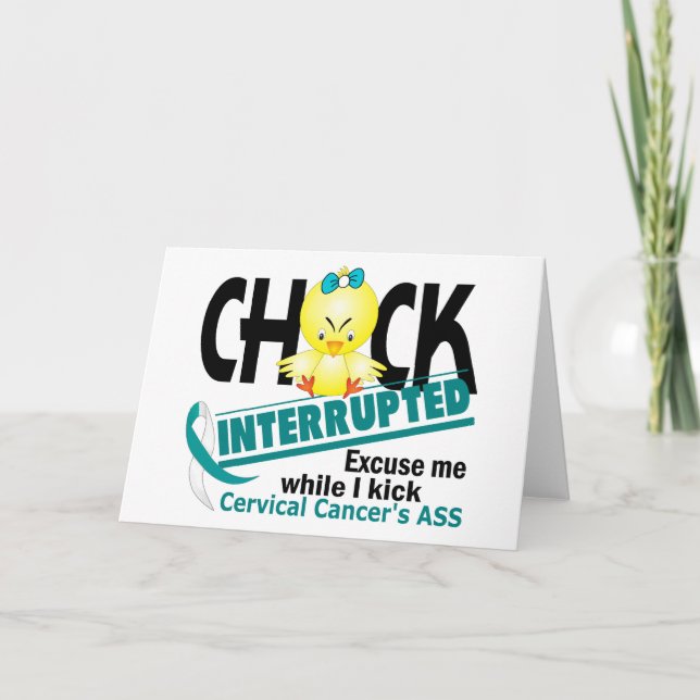 Carte Chick Interrompu 2 Cancer du col de l'utérus (Devant)
