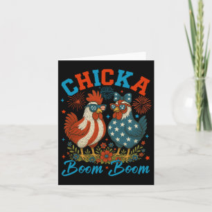 Carte Chicka Boom Boom Funny Patriotic Picken 4e De Ju