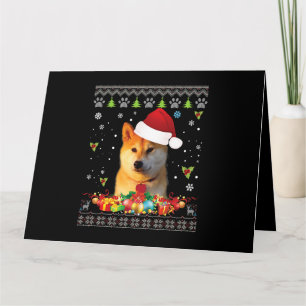 Carte Chien Akita Joyeux Noël Akita Inu Chien Sweat Moch