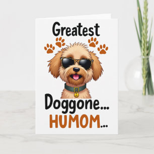 Carte Chien aux Lunettes de Soleil À Taches