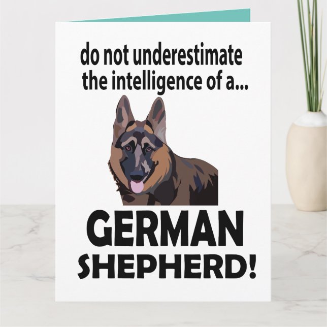 Carte Chien berger allemand Anniversaire Berger allemand (Devant)