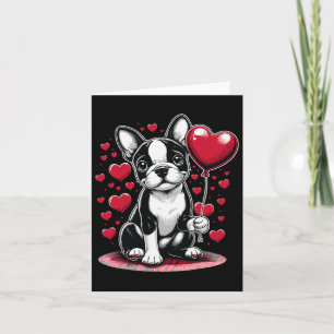 Carte Chien Boston Terrier propriétaire de chien de la S