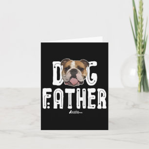 Carte Chien Bulldog Père Bulldog Le Dogfather Ruff Life