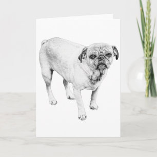 Carte Chien chaud ombragé partage des sourires et de l'a