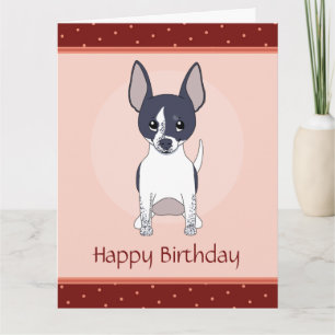 Carte Chien Chihuahua Joyeux Anniversaire Personnalisé