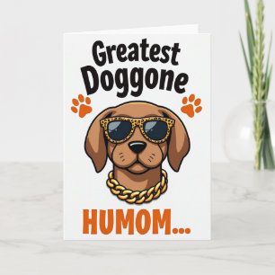 Carte Chien Cool Style Guépard