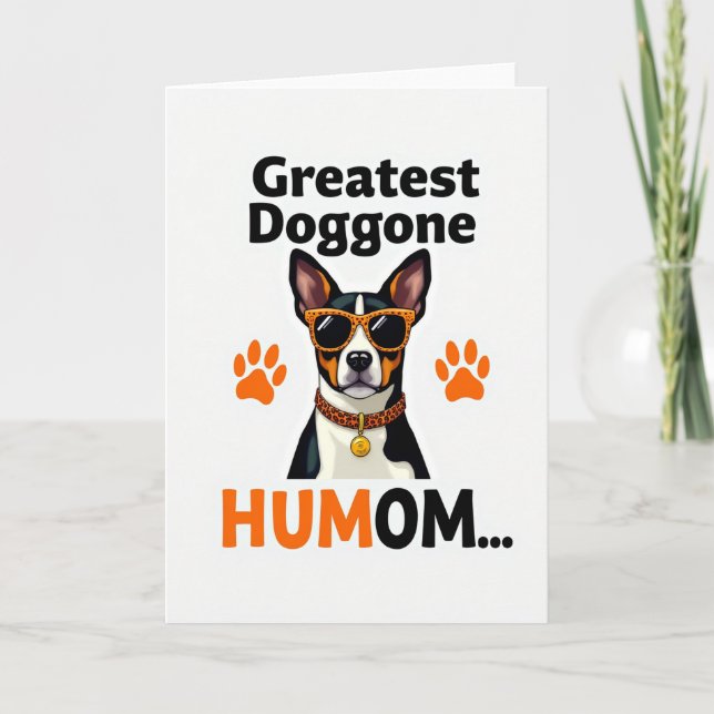 Carte Chien Cool Tacheté (Devant)