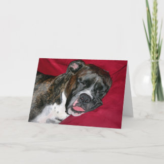 Carte Chien de boxe américain