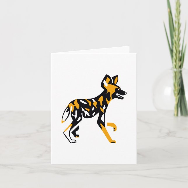 Carte Chien de chasse du Cap cool - Graphique animal en  (Devant)