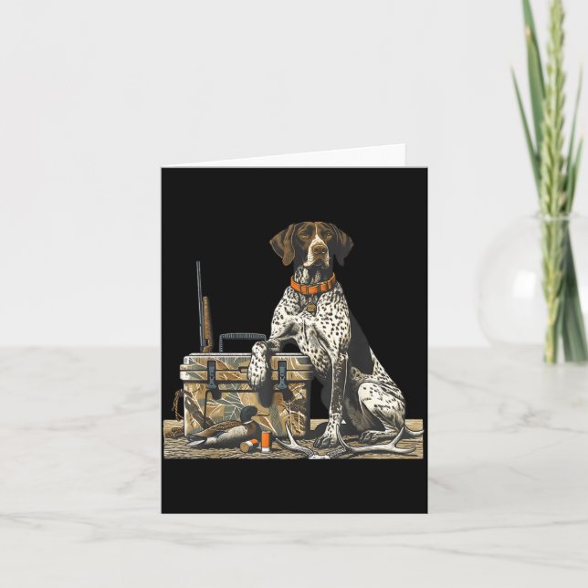 Carte Chien de Chasse Inter Chien d'Oiseau Chasseur de C (Devant)
