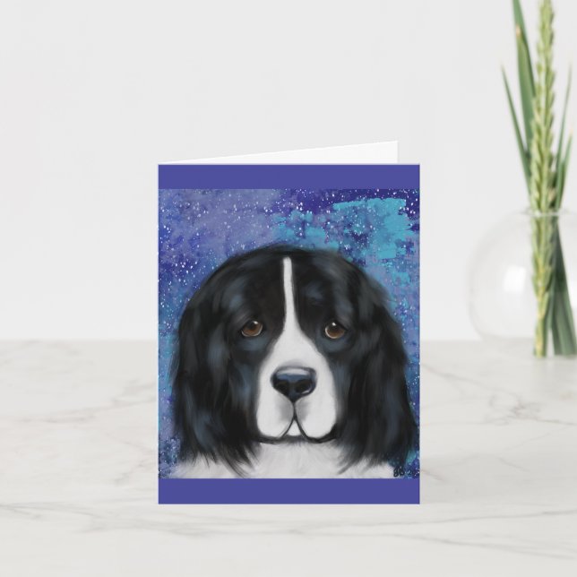 Carte Chien de Terre-Neuve (Devant)