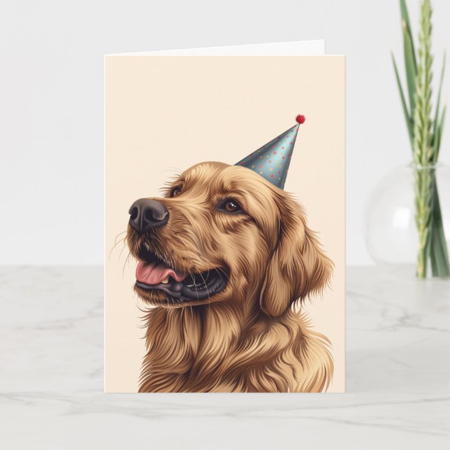Carte Chien d'or de l'épreuve d'anniversaire (Devant)