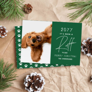 Carte Chien Drôle Ça A Été Une Année Difficile Personnal
