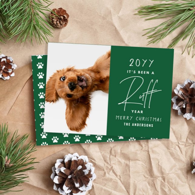 Carte Chien Drôle Ça A Été Une Année Difficile Personnal (Créateur téléchargé)