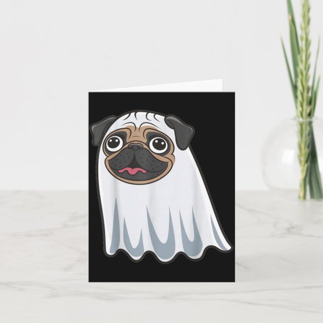 Carte Chien drôle Halloween (Devant)