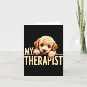 Carte Chien Drôle Mon Thérapeute Odle Chien 